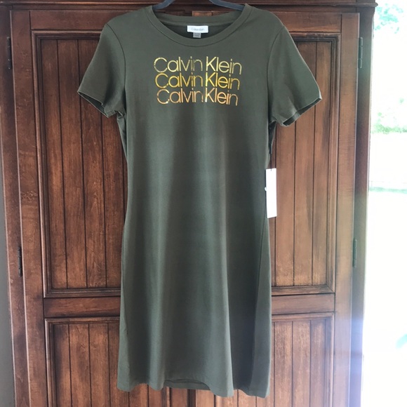 Calvin Klein Dresses & Skirts - Calvin Klein Athletic Sport T-Shirt Dress